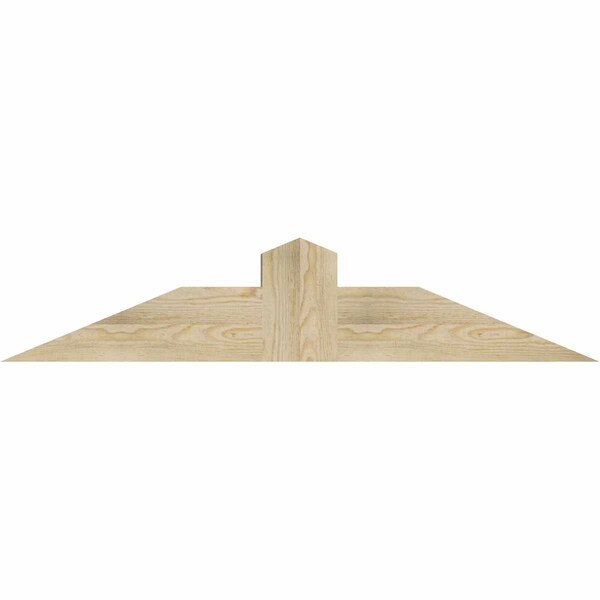 Ekena Millwork Portland Rough Sawn Timber Gable Bracket, Douglas Fir, 48"W x 10"H x 6"D x 6"F, 5/12 Pitch GBW048X10X0606POR00RDF - main